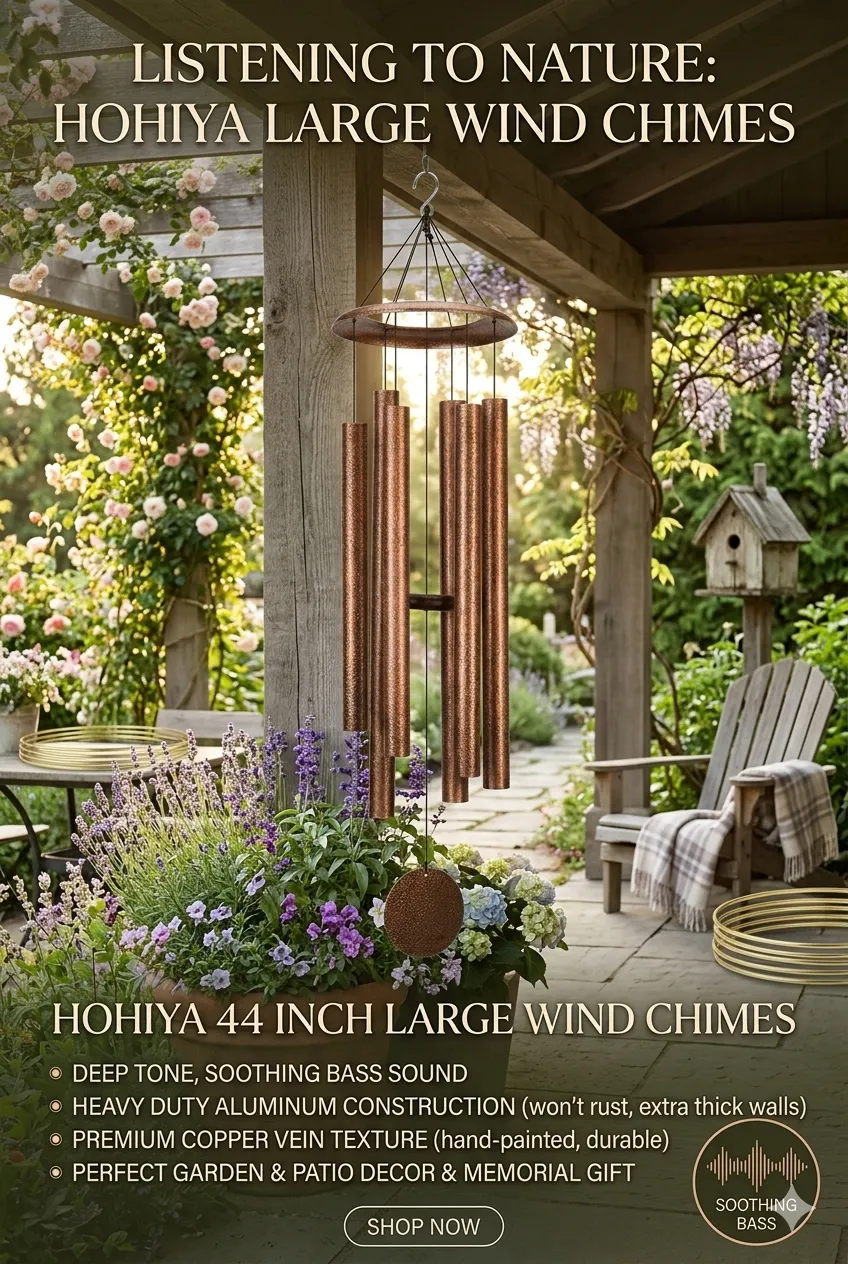 Deep Tone 44" Large Wind Chimes
