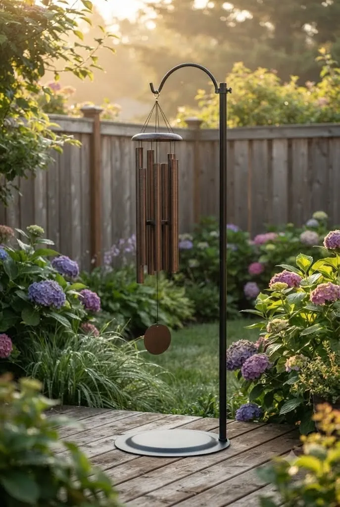 Morning Garden Wind Chime Serenity