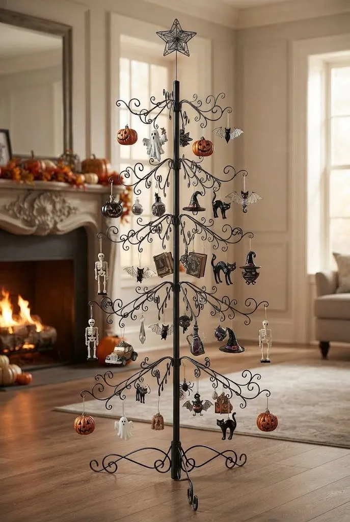 Giant Halloween Collection Display Tree