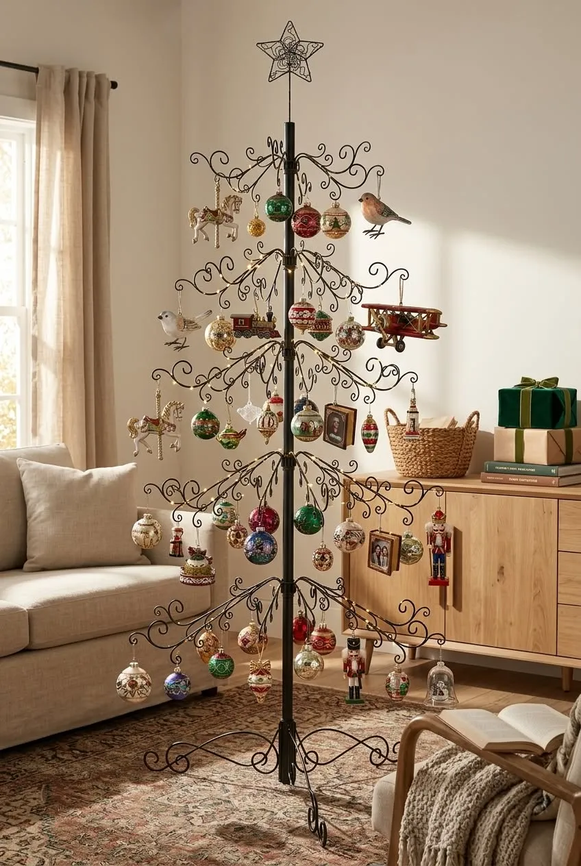 6.5' Christmas Tree Alternative for Large Ornament Collections