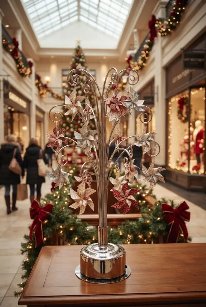 Pinwheel Ornament Collection Display