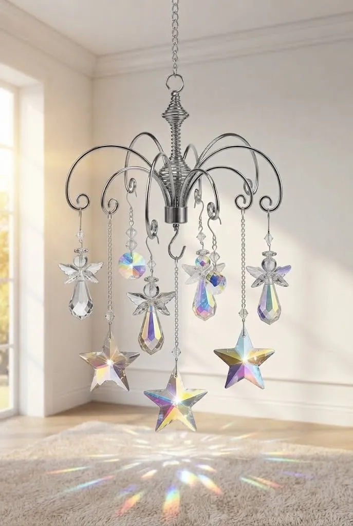 Crystal Suncatcher Display | Elegant Home Decor