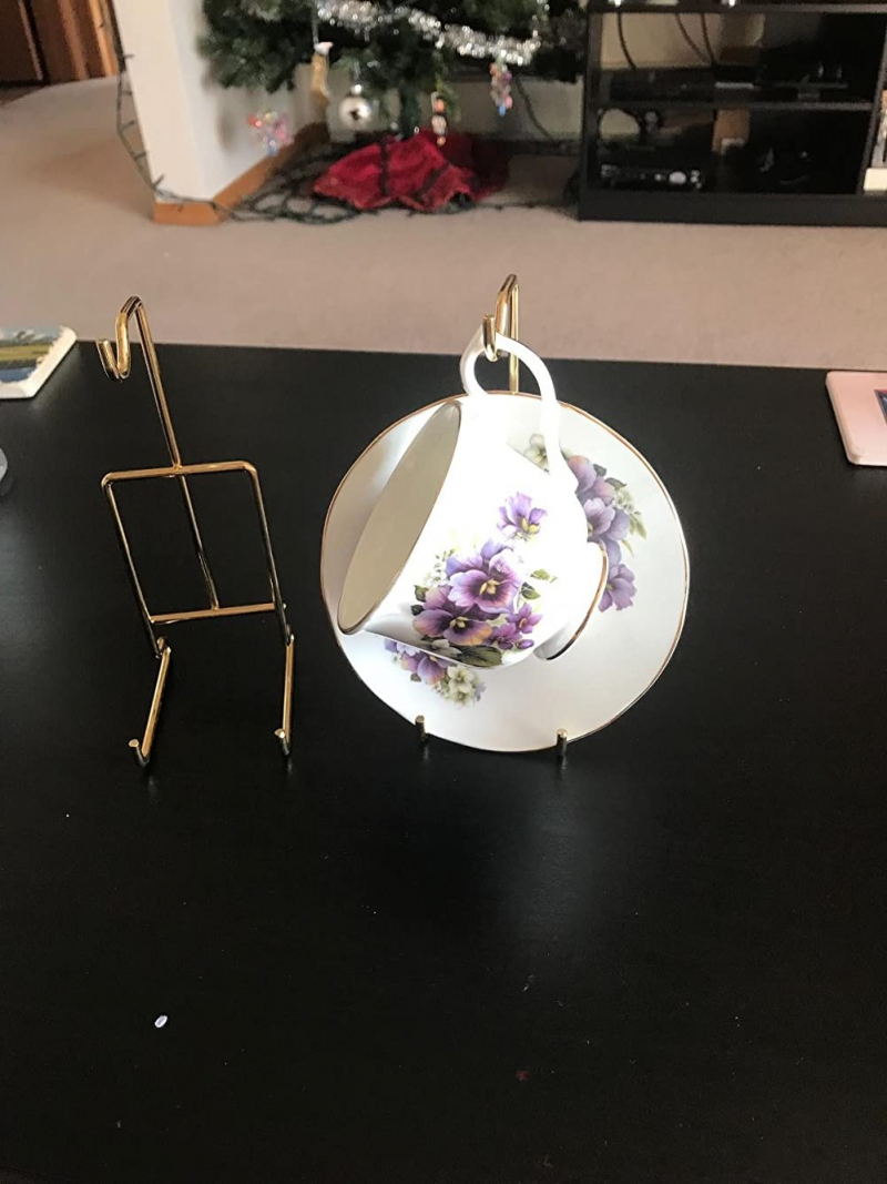 Perfect saucer/tea cup stand for fine china