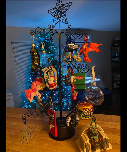 thumbnail image 2 of Ornament Hooks HOHIYA Ornament Tree Display Stand Holder Hanger 20 Inch Wire Hook Hanging Metal For Christmas Swarovski Crystal Glass Decorations Gift Taiwan Made Black Ornament Display 2 of 13