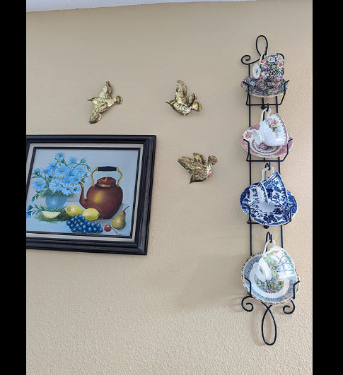 These are purfect for displaying my antique tea cups. t